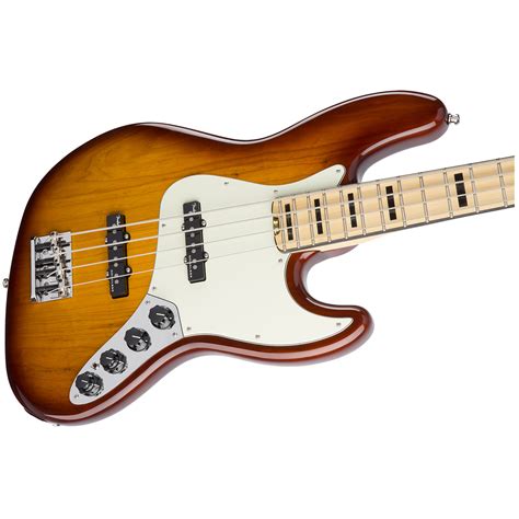 Fender American Elite Jazz Bass Ash Mn Tbs Electric Bass Guitar