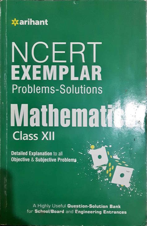 Buy Arihant Mathematics Ncert Exemplar Class Xii Bookflow