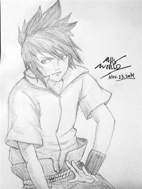 Sasuki Naruto Mhs World Sketch Mhsworldartworks