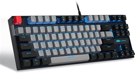 75 Mechanical Gaming Keyboard With Blue Switch Magegee Led Blue