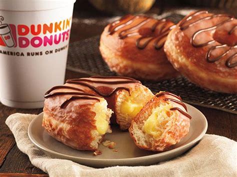 Dunkin Donuts Launching Boston Kreme Croissant Donut Nationwide New