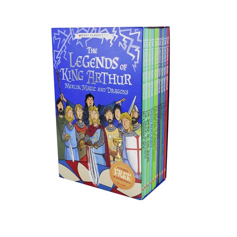 Buy The Legends Of King Arthur Merlin Magic And Dragons Easy Classics 10 Book Box Set No