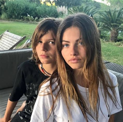 Thylane Blondeau And Her Brother Thylane Blondeau Model Celebrities