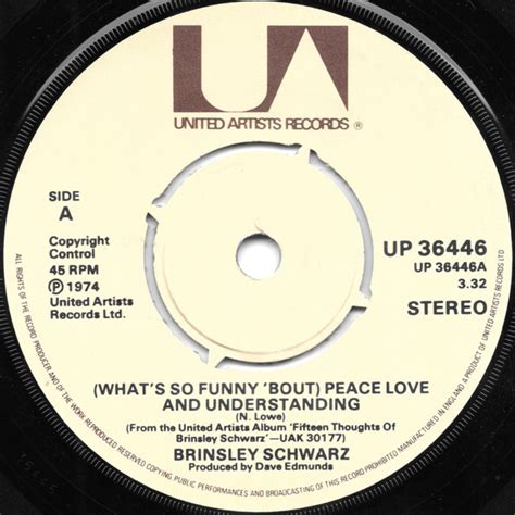 Brinsley Schwarz Whats So Funny Bout Peace Love And Understanding