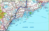Map of Southern Maine