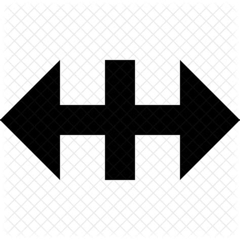 Horizontal Cursor Icon Download In Line Style