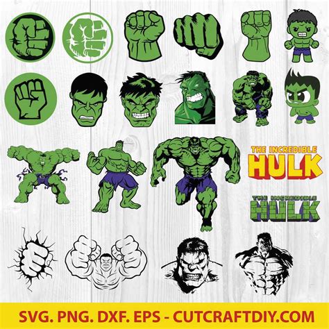 Free Hulk Svg File Cut