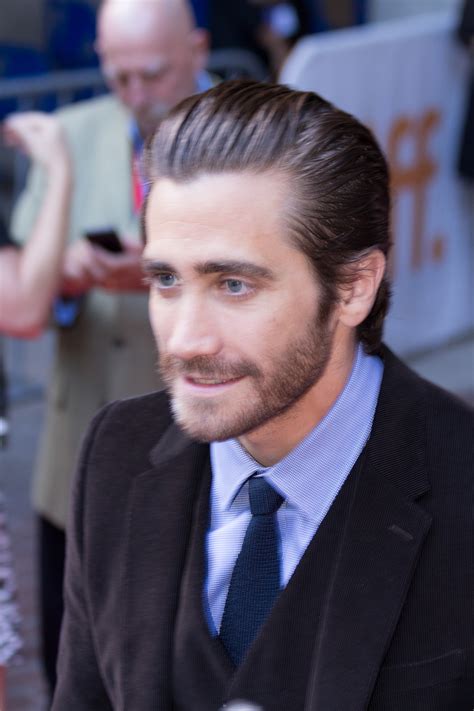 For a very modern variation on the slick back undercut, try adding shaved detailing to make them. File:Jake Gyllenhaal Toronto International Film Festival ...