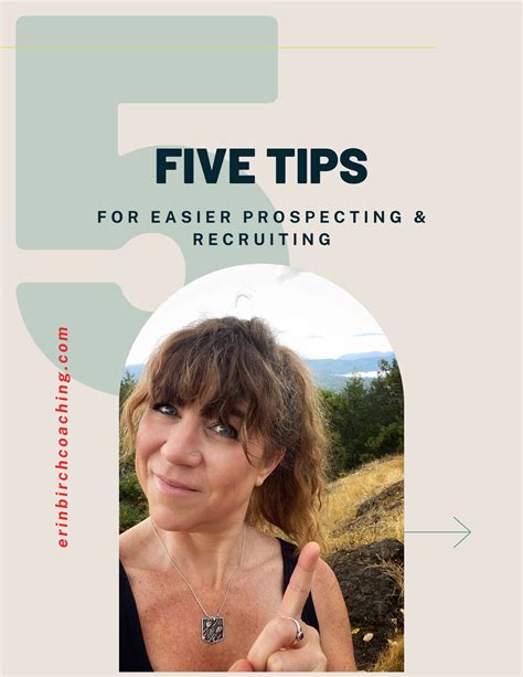 5 Tips For Easier Prospecting And Recruiting ⋆ Erin Birch Coaching