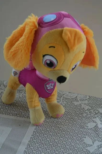 Spin Master Paw Patrol Skye Puppy Dog Plush Stuffed Animal Cuddle Toy