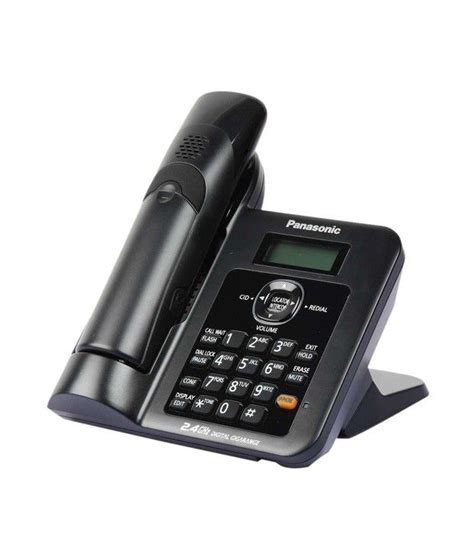 Buy Panasonic Kx Tg3811sxb Cordless Landline Phone Black Online At