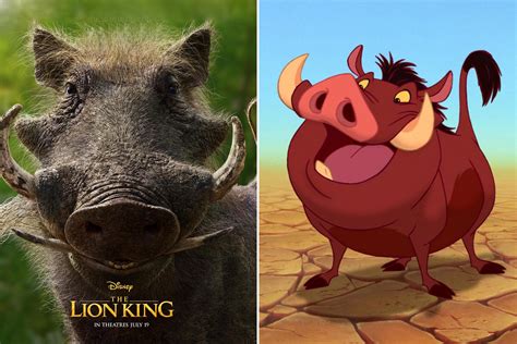 Lion King Fans Defend Pumbaa S Live Action Looks Y All Haven T Seen A Real Life Warthog