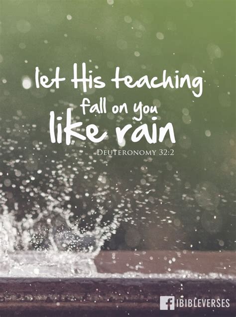 Deuteronomy 322 Let My Teaching Fall Like Rain And My Words Descend
