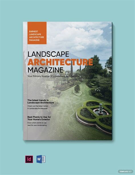 Landscape Architecture Magazine Template In Word Pdf Indesign