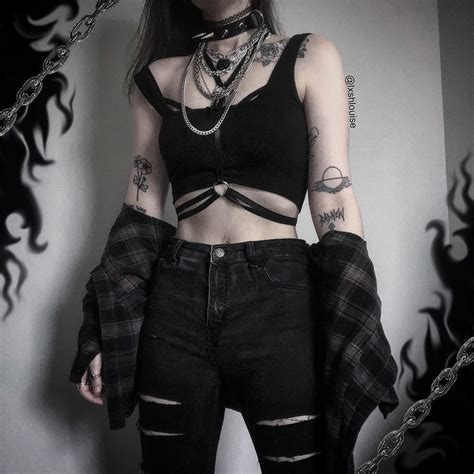 Alternative Dark Grunge Style Lxshlouise Posted On Instagram Jul