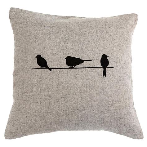 Three Birds Ii 18x18in Throw Pillow Throw Pillows Pillows Three