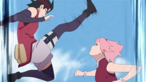 Sarada Vs Sakura Full Fightboruto Episode 171 Eng Sub Youtube