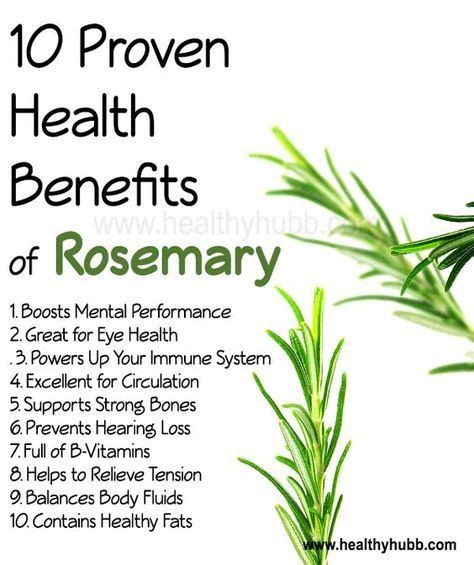 10 Proven Health Benefits Of Rosemary Wellness Nutrition Healthy