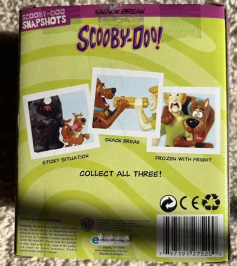 Vintage Scooby Doo Snapshots Snack Break Figures Cartoon Network Nib Picclick