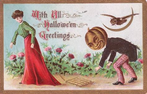 Halloween Postcard C 1900 Halloween Bambini Di Natale Cartoline
