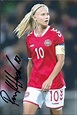 4x6 Pernille Harder (Denmark National Team captain) autograph | Futbol ...