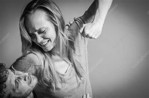 Couple Fighting For Fun Stock Image C034 0055 Science Photo Library