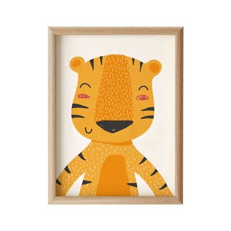 Tiger Print Tiger Nursery Art Kids Art Baby Room By Martamunte