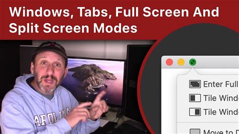 Understanding Windows Tabs Full Screen And Split Screen Modes Youtube
