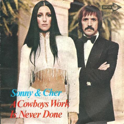 Sonny And Cher A Cowboys Work Is Never Done 1972 Vinyl Discogs