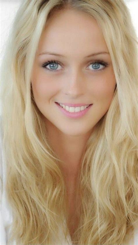 Beautiful Blonde With Blue Eyes
