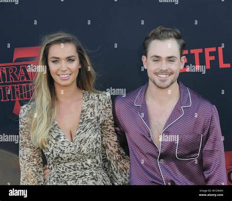 Liv Pollock And Dacre Montgomery Attend The Stranger Things Season 3