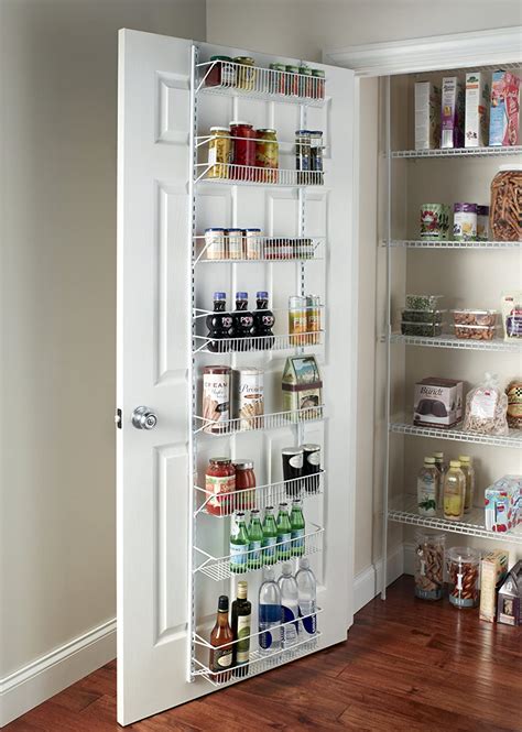 Over The Door Pantry Organizer With Hooks