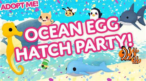 I Hatched A Mega Neon 💀 Ocean Egg Hatch Party 🦈 Adopt Me On