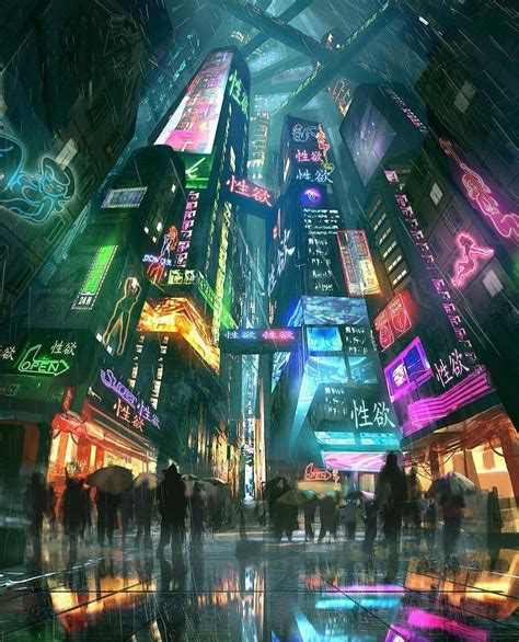 Cyberpunk City Arte Cyberpunk Ville Cyberpunk Cyberpunk Aesthetic