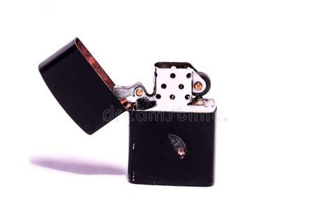 Vintage Zippo Style Lighter Stock Image Image Of Cigarette Retro