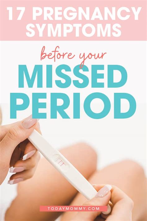 While some women do experience pregnancy symptoms earlier than others, the only way to confirm a pregnancy is with a test. 13 Unique Pregnancy Symptoms Before Your Missed Period ...