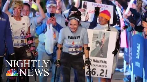 Woman Left Paralyzed While Trying To Escape Sexual Assault Conquers Nyc Marathon Nbc Nightly