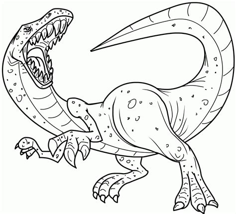 Free Coloring Pages Dinosaur Coloring Home