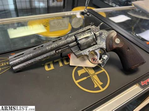 Armslist For Sale Colt Python Engraved 357 Mag 6 6 Rd Revolver