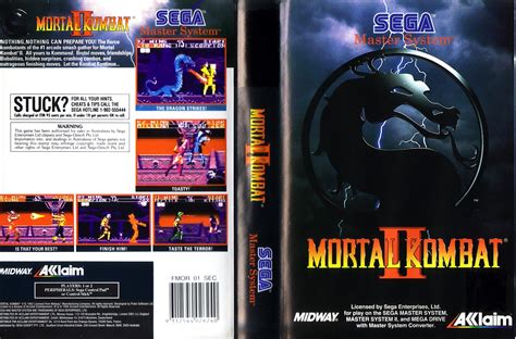 Mortal Kombat Ii Australia All Sides Scans Sms Power