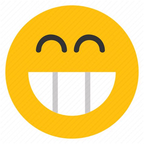 Big Grin Emoticons Grin Happy Smiley Icon
