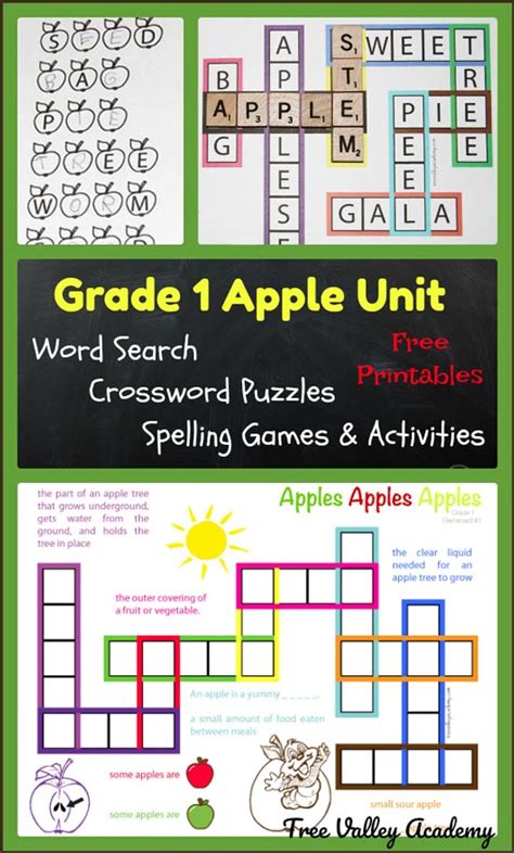 A modern word game to challenge your brain. Apple Theme Spelling Activities For Grade 1