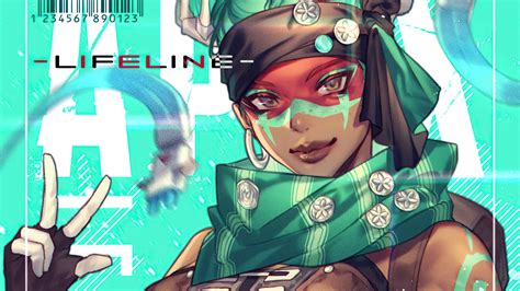 Lifeline Ajay Che Green Scarf Hd Apex Legends Wallpapers Hd Wallpapers Id 77499