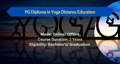 Pg Diploma In Yoga Distance Education Admission 2024 Fee