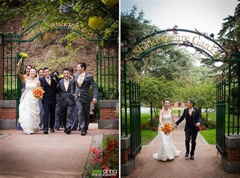 Shakespeare Garden At Golden Gate Park Wedding Anthony Annie Wedding San Francisco Park