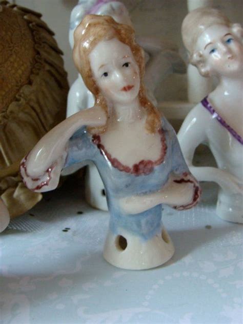 antique porcelain stunning pin cushion half doll half dolls pin cushions antique porcelain