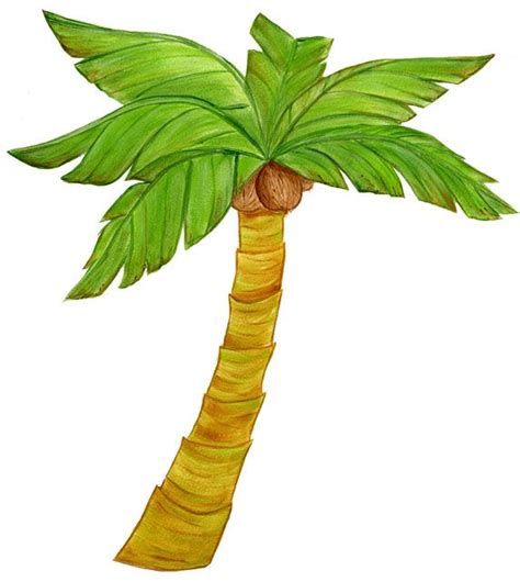 Print on white cardstock trim to fit your frame. Palm Tree Printable Template - ClipArt Best