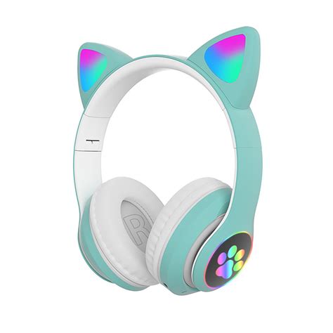 Headset Anak Motif Telinga Kucing Jst 28 Headphone Anak Motif Cat Ear