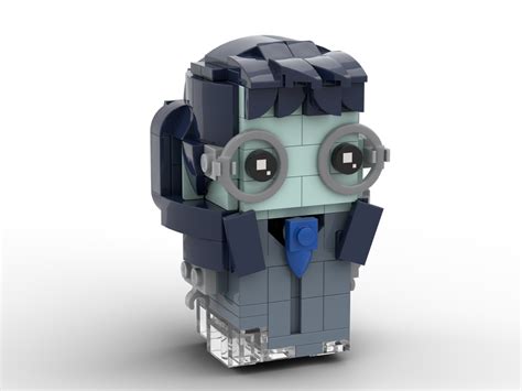 Lego Moc Moaning Myrtle Brickheadz By Cdn Rebrickable Build With Lego