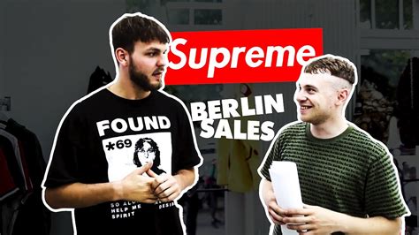 Berlin Supreme Sales Stores Guide Youtube